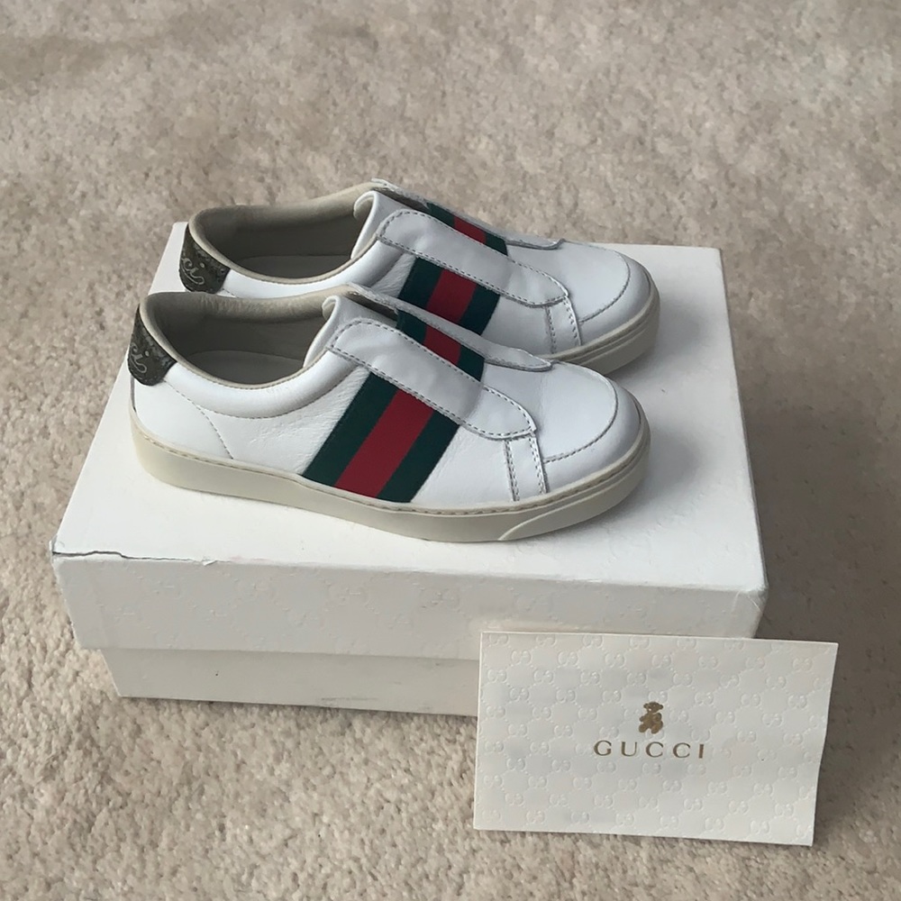 Authentic Gucci kids sneakers (European size 27)